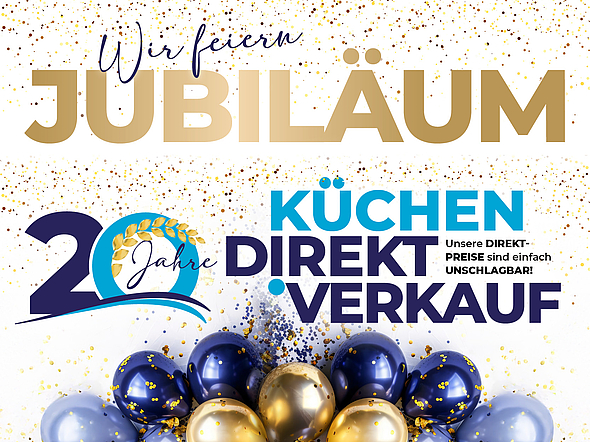 20 Jahre Küchen-Direktverkauf bei Möbelhaus Friedrich