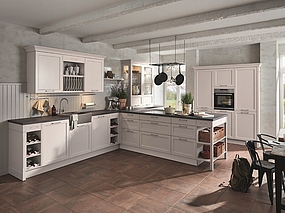 Landhausküche Echtholz Satin Landhausküche Echtholz Satin